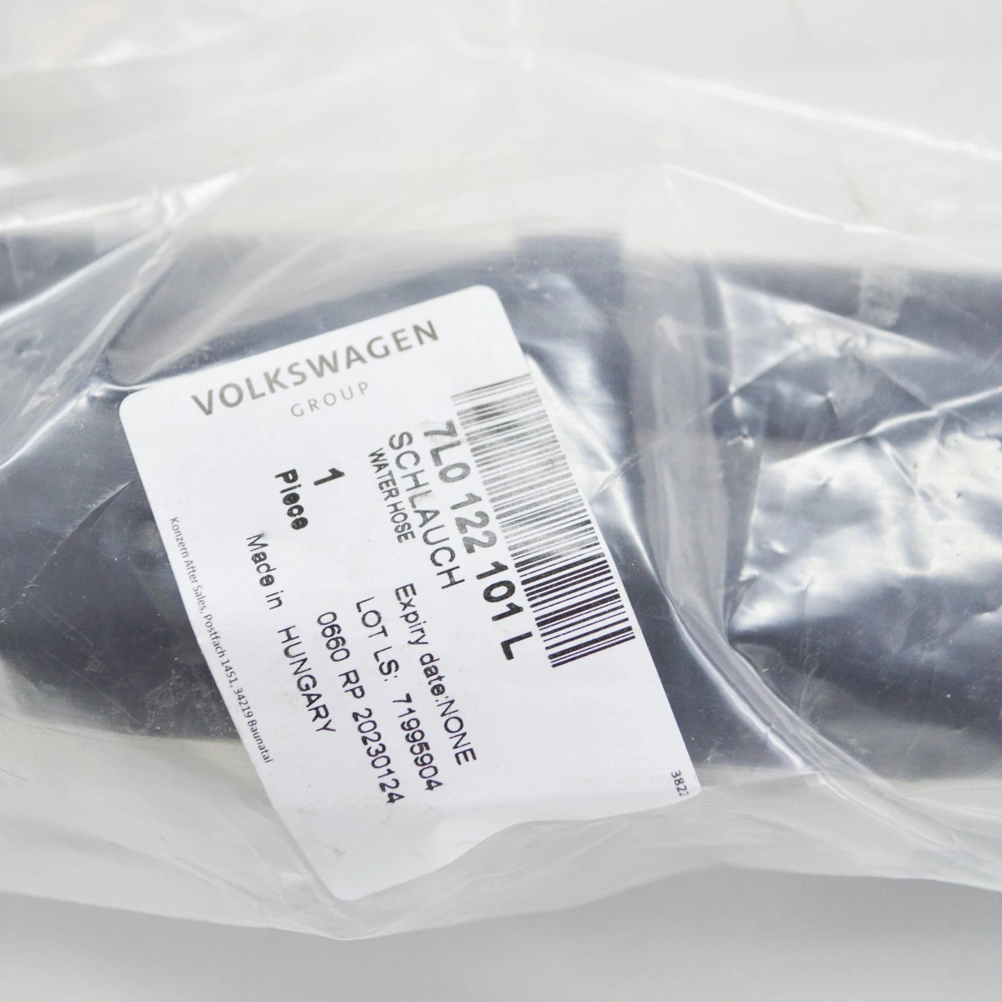 NEW AUDI Q7 4L ENGINE COOLANT RADIATOR UPPER PIPE HOSE SET 7L0122101L ORIGINAL