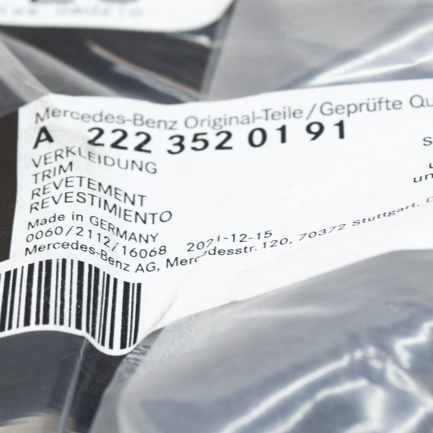 NEW MERCEDES-BENZ S W222 REAR LEFT THRUST ARM A2223520191 ORIGINAL