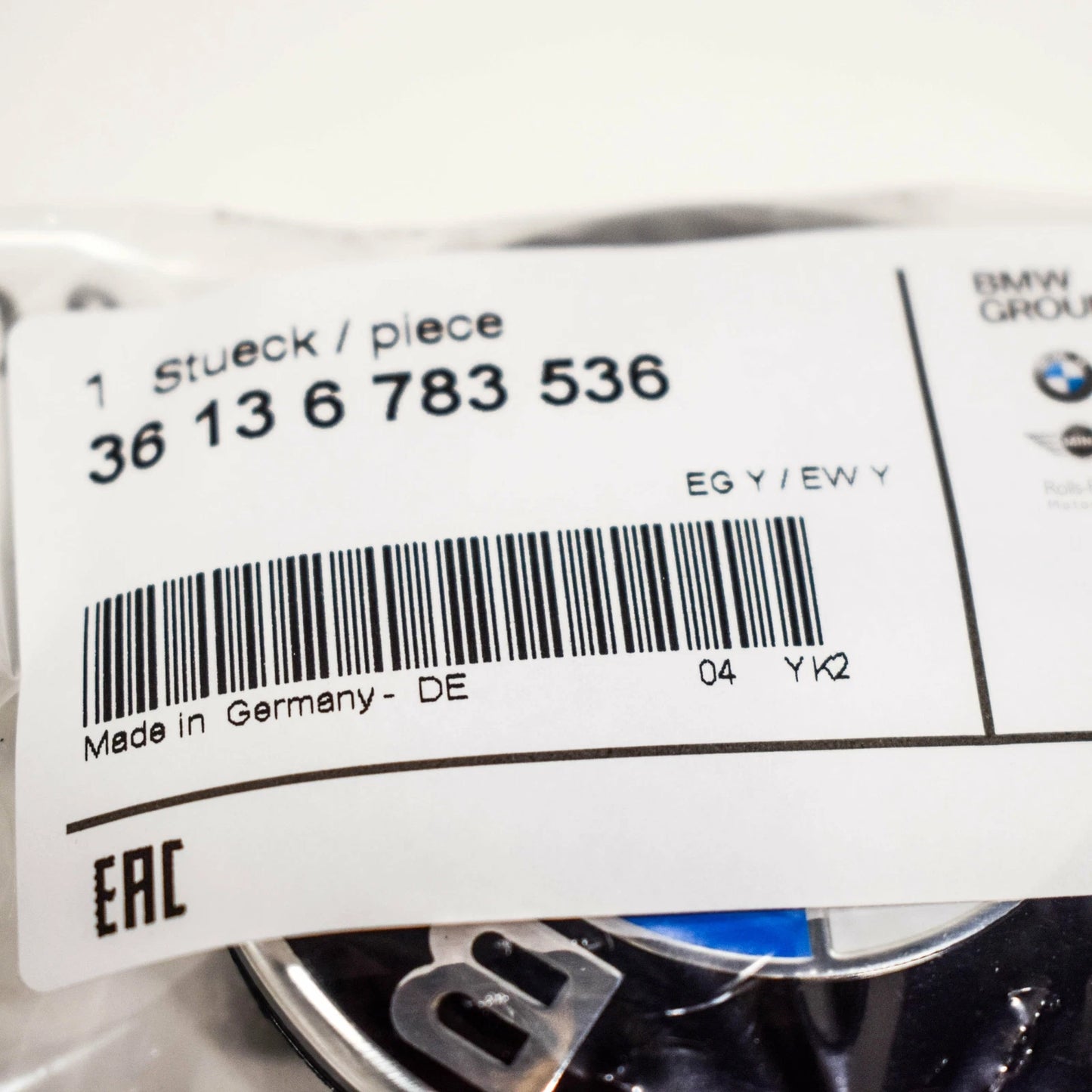 NEW BMW 1 F21 WHEEL CENTER HUB CAP 1X 36136783536