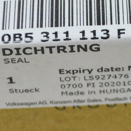NEW AUDI A4 B8 ALLROAD QUATTRO TRANSMISSION SHAFT OIL SEAL 0B5311113F ORIGINAL