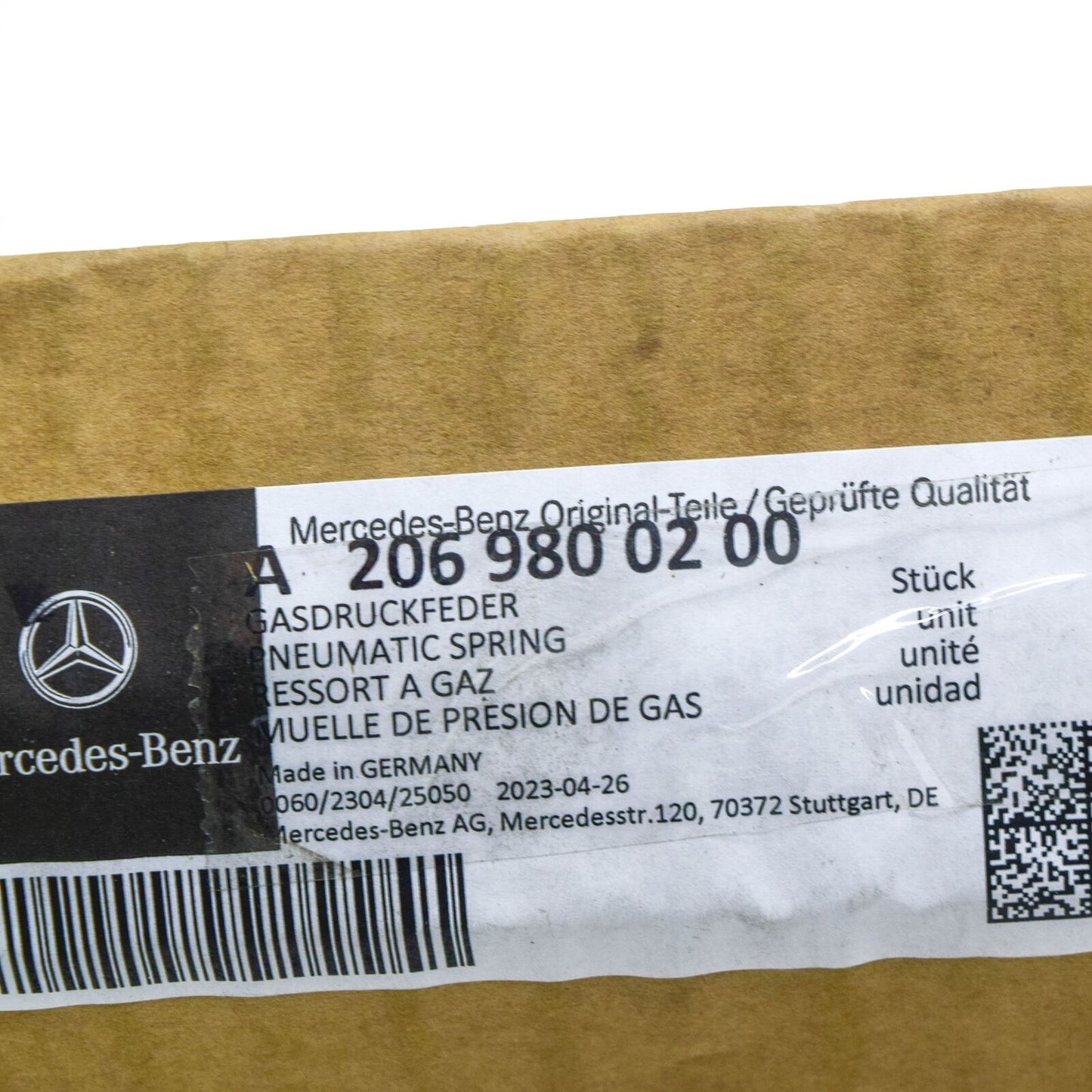 NEW MERCEDES-BENZ C W206 FRONT BONNET RIGHT SHOCK ABSORBER A2069800200 ORIGINAL