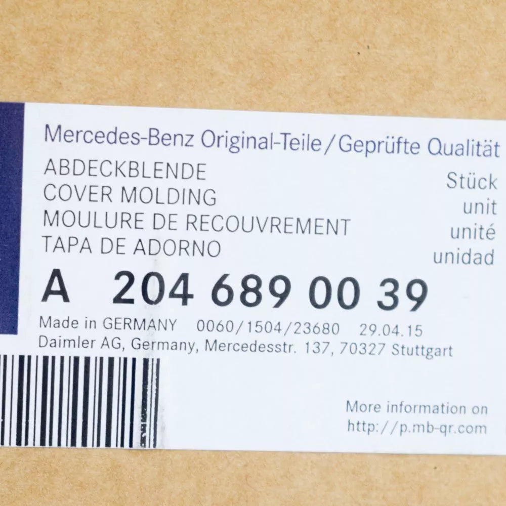 NEW MB C-CLASS W204 INSTRUMENT CLUSTER SPEEDOMETER TRIM A2046890039 LHD ORIGINAL