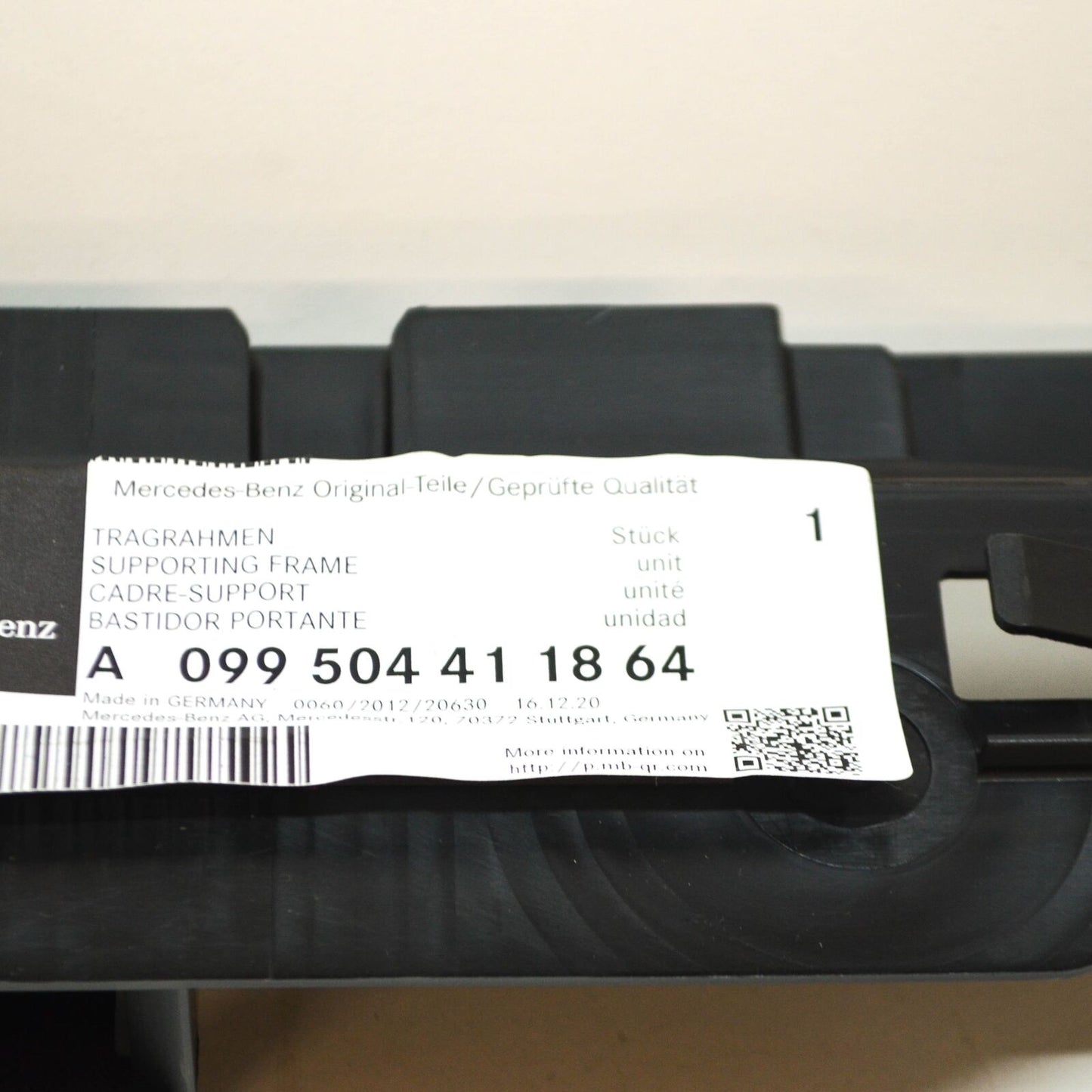 NEW MERCEDES-BENZ GLC C253 LEFT RADIATOR SUPPORT FRAME A099504411864 ORIGINAL