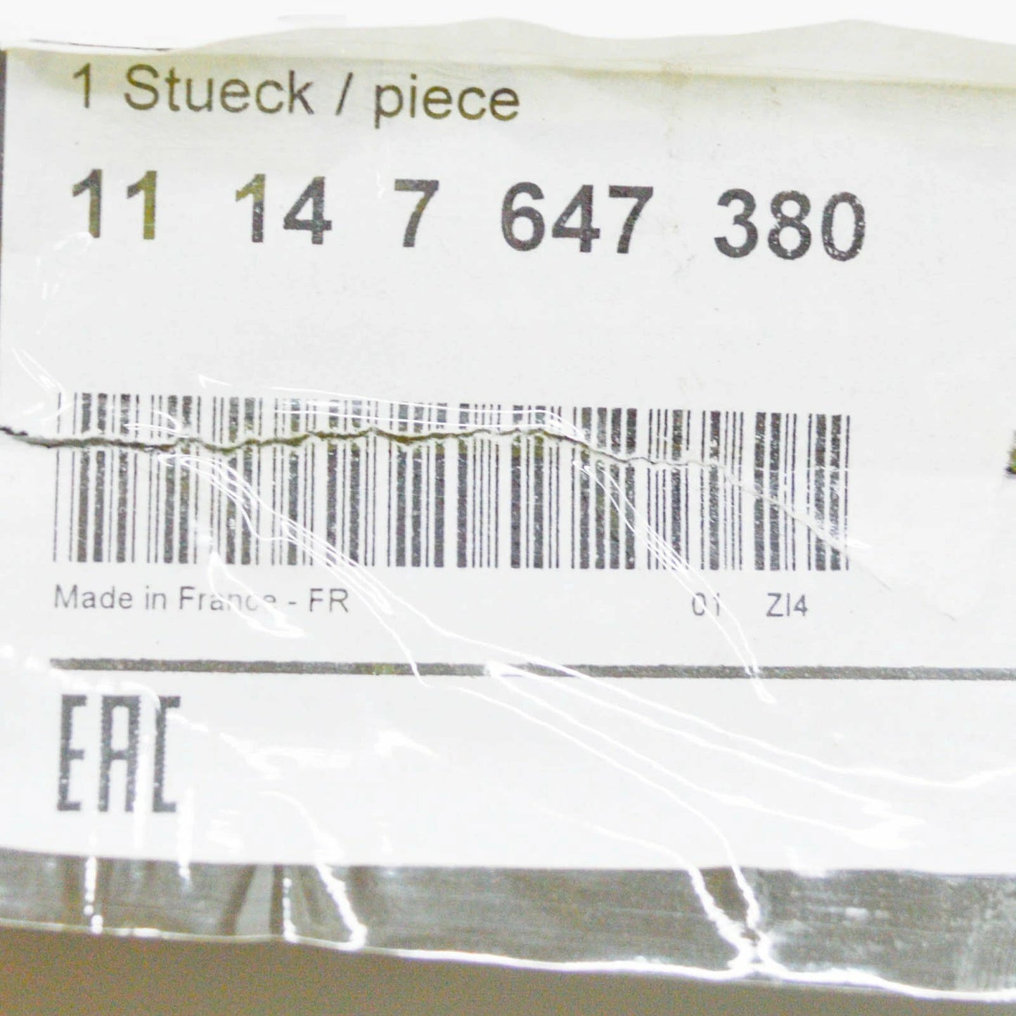 NEW BMW 5 E60 LOWER TIMING CASE SHAFT SEAL 11147647380 ORIGINAL