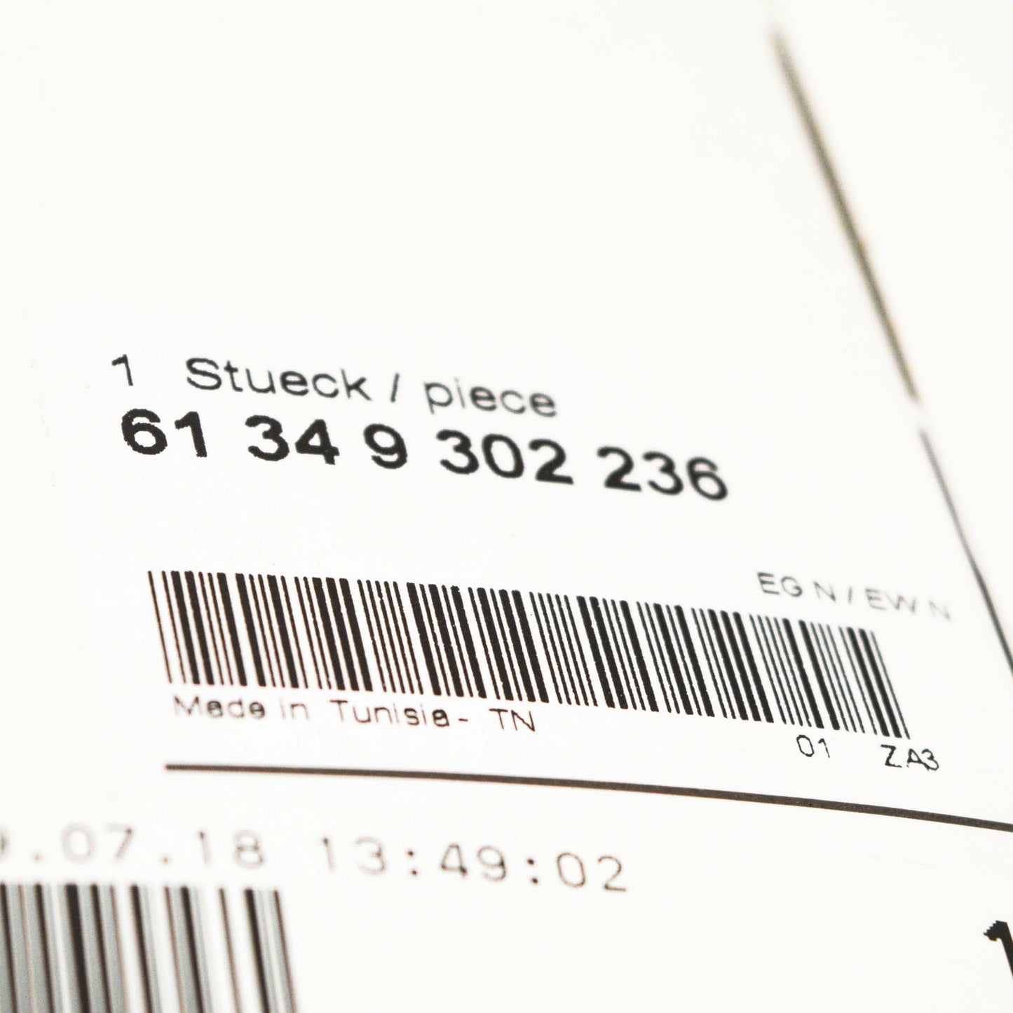 new bmw 5 f10 cigarette lighter socket 61349302236 original