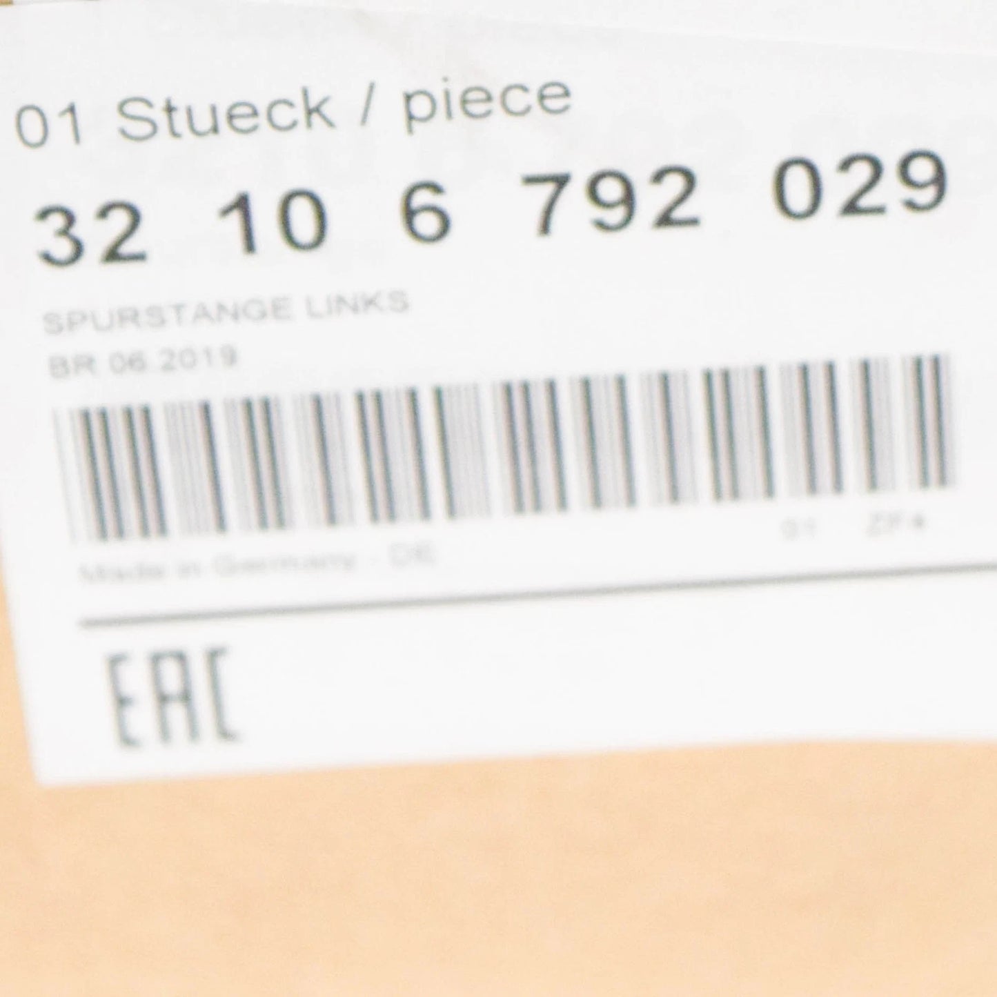 NEW BMW 2 F22 STEERING RACK LEFT TIE ROD 32106792029 6792029 ORIGINAL