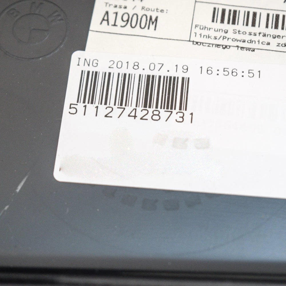 NEW BMW 4 COUPE F32 REAR LEFT SIDE BUMPER BRACKET 51127428731 2016 ORIGINAL