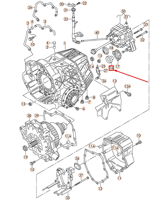 NEW AUDI A6 4F C6 TRANSMISSION SENSOR ROTOR 1 01J331191B ORIGINAL
