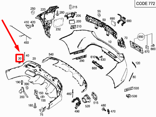NEW MERCEDES-BENZ GLE COUPE C292 TRAILER TOW CAP COVER A292885442228 ORIGINAL