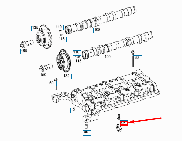 NEW MERCEDES-BENZ C W204 OIL DRAINPIPE LINE A2710181030 ORIGINAL