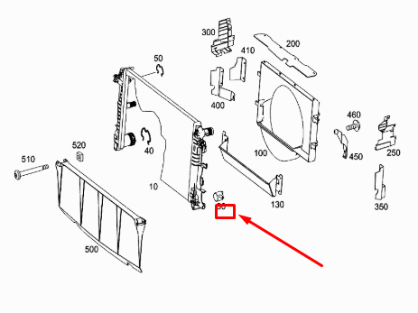 NEW MERCEDES-BENZ E-CLASS W211 RADIATOR DRAIN PLUG A0009970733 ORIGINAL