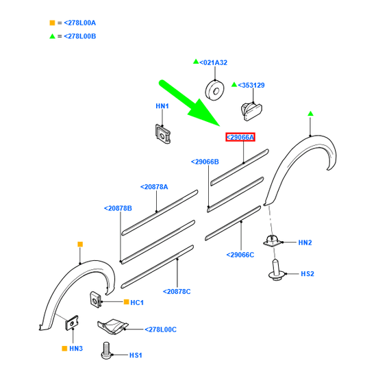 new ford transit connect mk1 rear right door molding 5140520 original