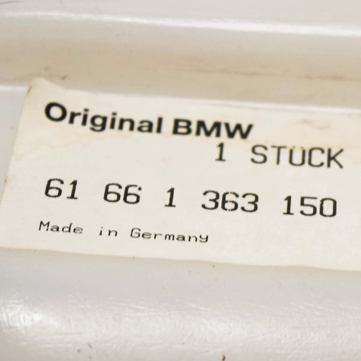 NEW BMW 6 E24 WINDSHIELD CLEANING FLUID CONTAINER 61661363150 ORIGINAL