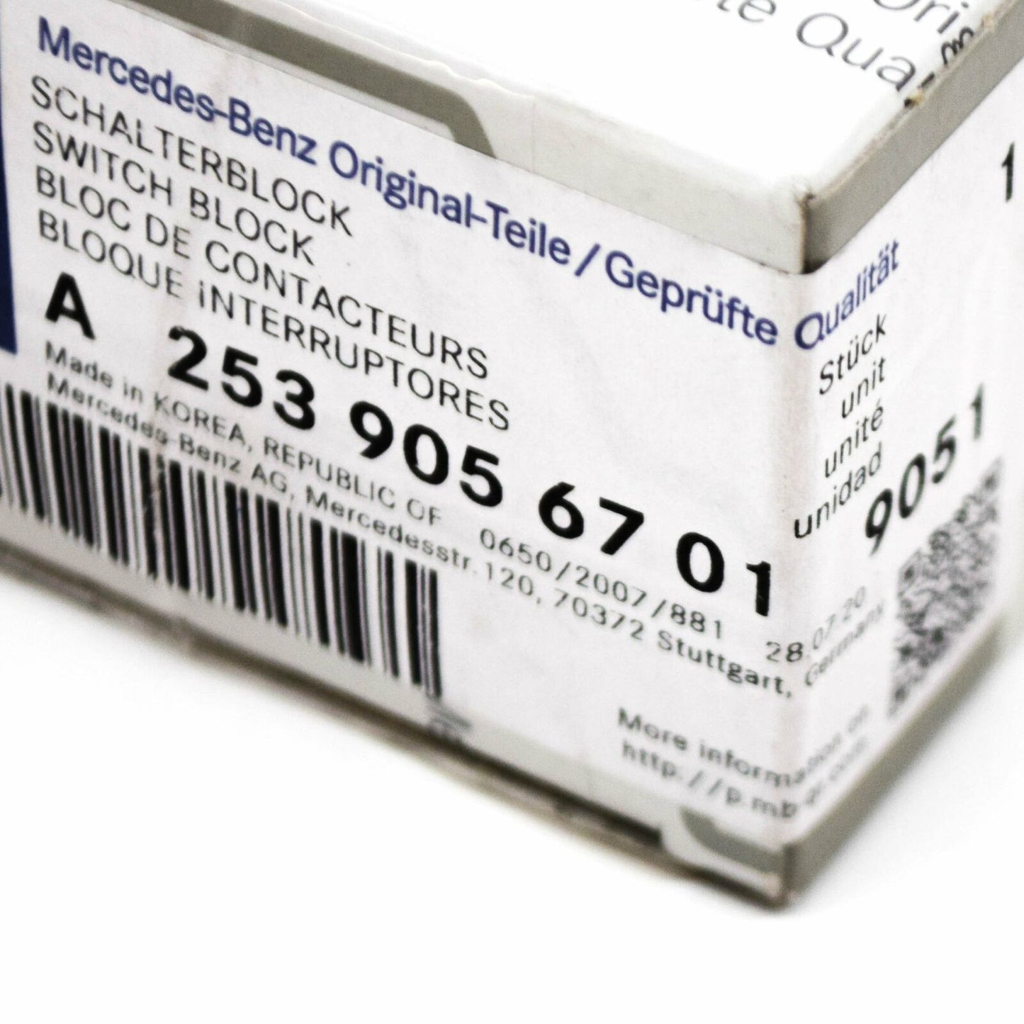 NEW MB GLC COUPE C253 FRONT CARD PANEL TRAILER HITCH SWITCH A25390567019051