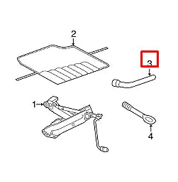 NEW MERCEDES BENZ M W164 SOCKET WRENCH A221581000164 ORIGINAL