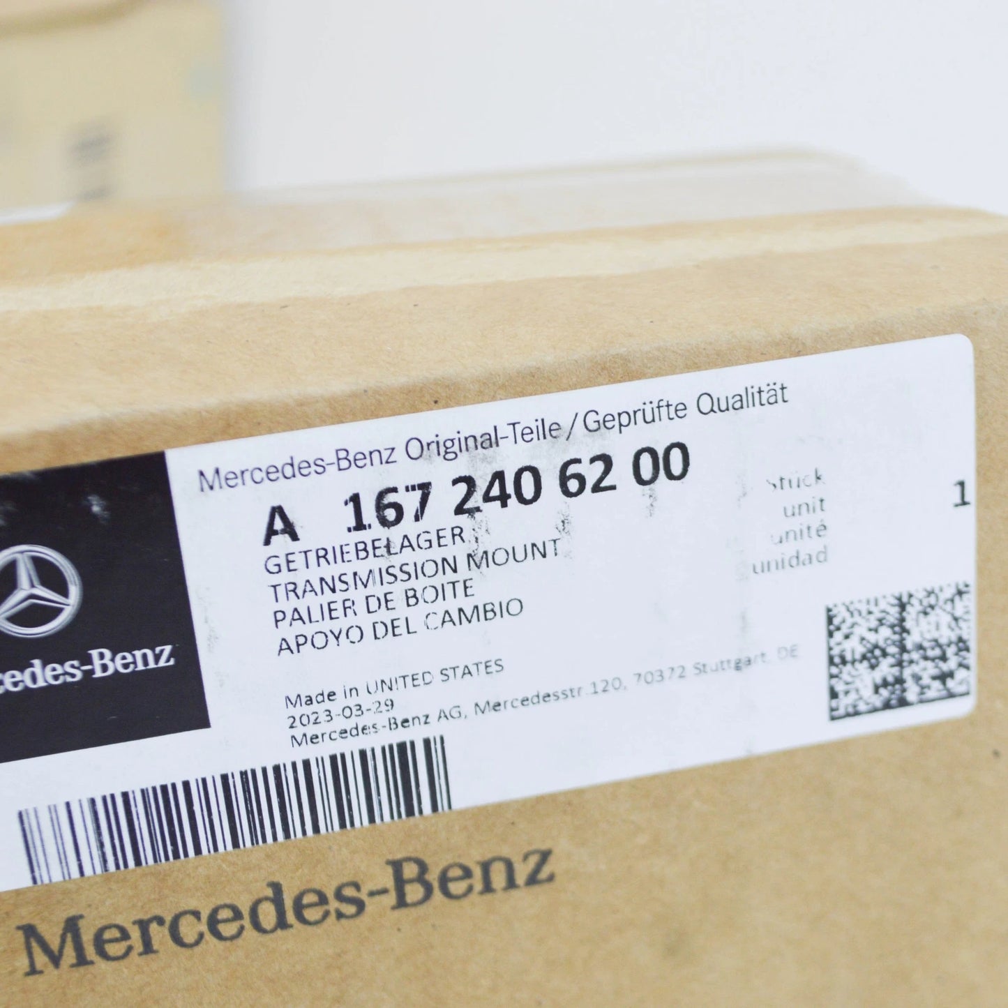 NEW MERCEDES-BENZ GLE W167 TRANSMISSION MOUNT A1672406200 ORIGINAL