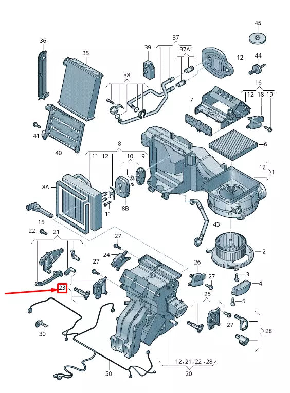 NEW VW TIGUAN AD HEATING CONTROL SERVOMOTOR 5WA907511B