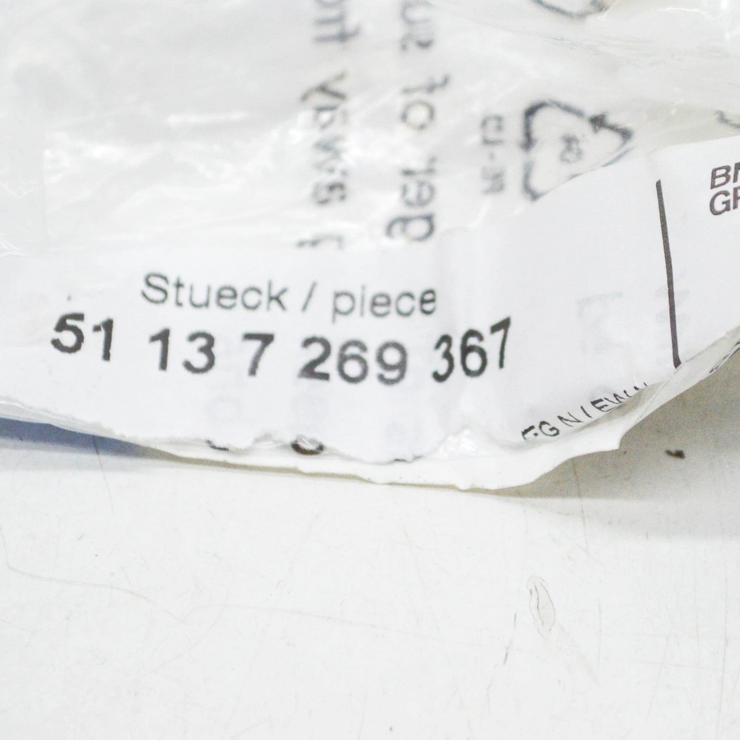 NEW BMW X3 F25 BMW X3 LOWER DOOR MOULDING CLIP 51137269367 ORIGINAL