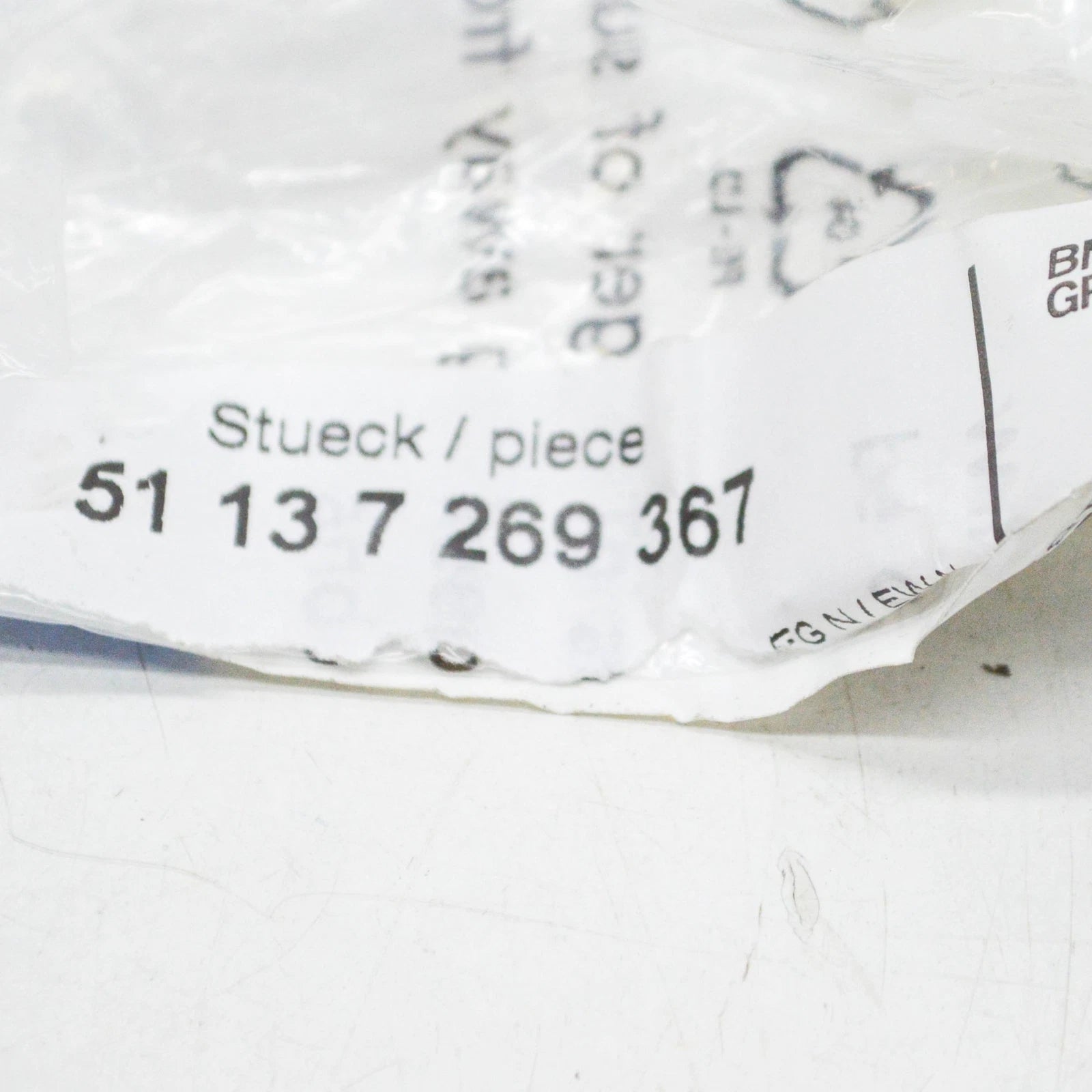 NEW BMW X3 F25 BMW X3 LOWER DOOR MOULDING CLIP 51137269367 ORIGINAL