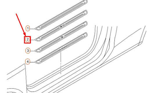NEW AUDI A1 8X FRONT DOOR SILL TRIM STRIP INSERT S-LINE 8X3853373B9B9 ORIGINAL