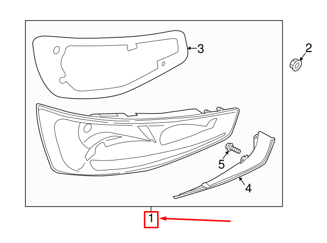 new audi q3 8u rear right upper taillight 8u0945094d original