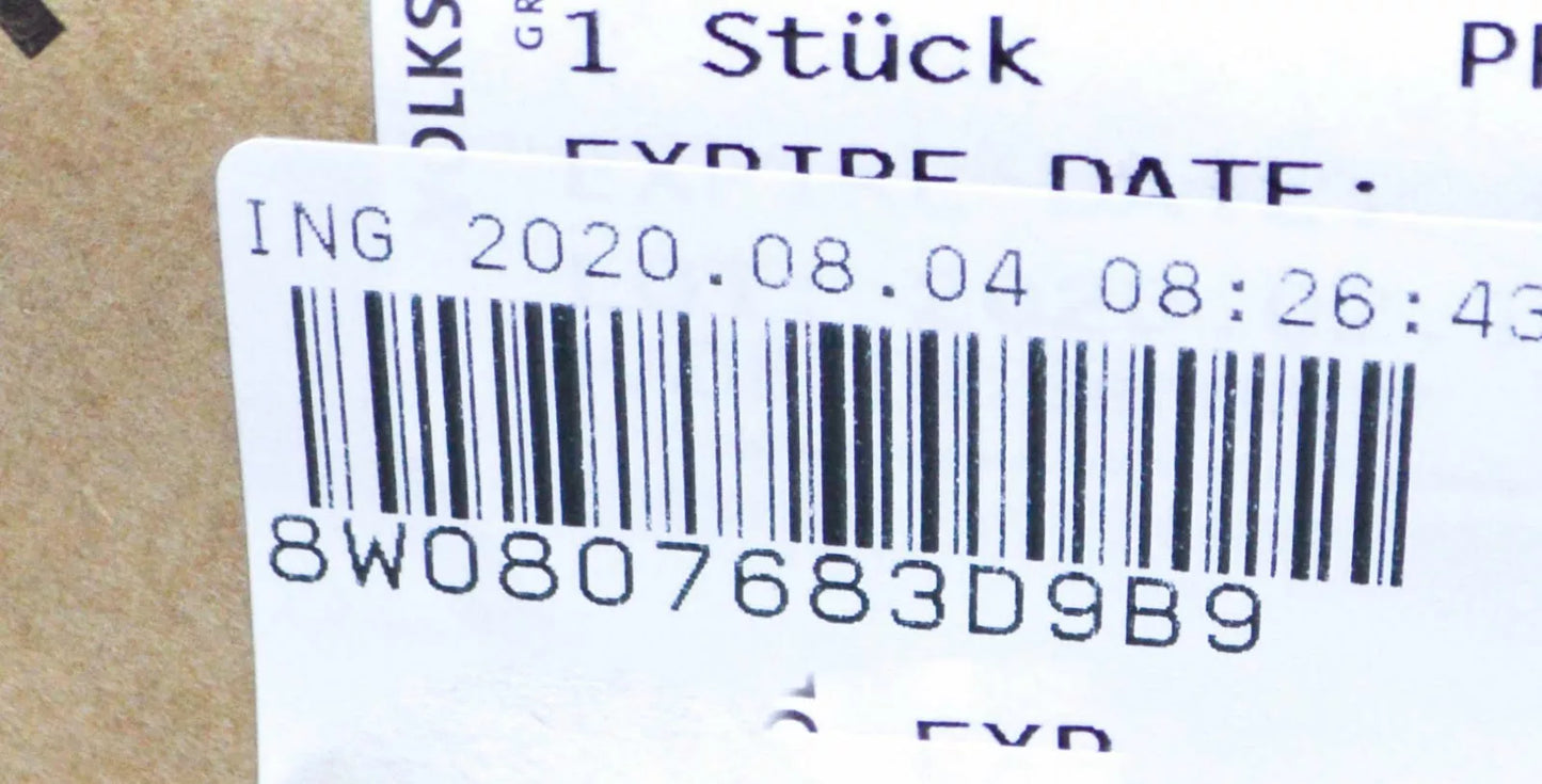 NEW AUDI A4 B9 FRONT BUMPER LOWER CENTER GRILLE 8W0807683D9B9