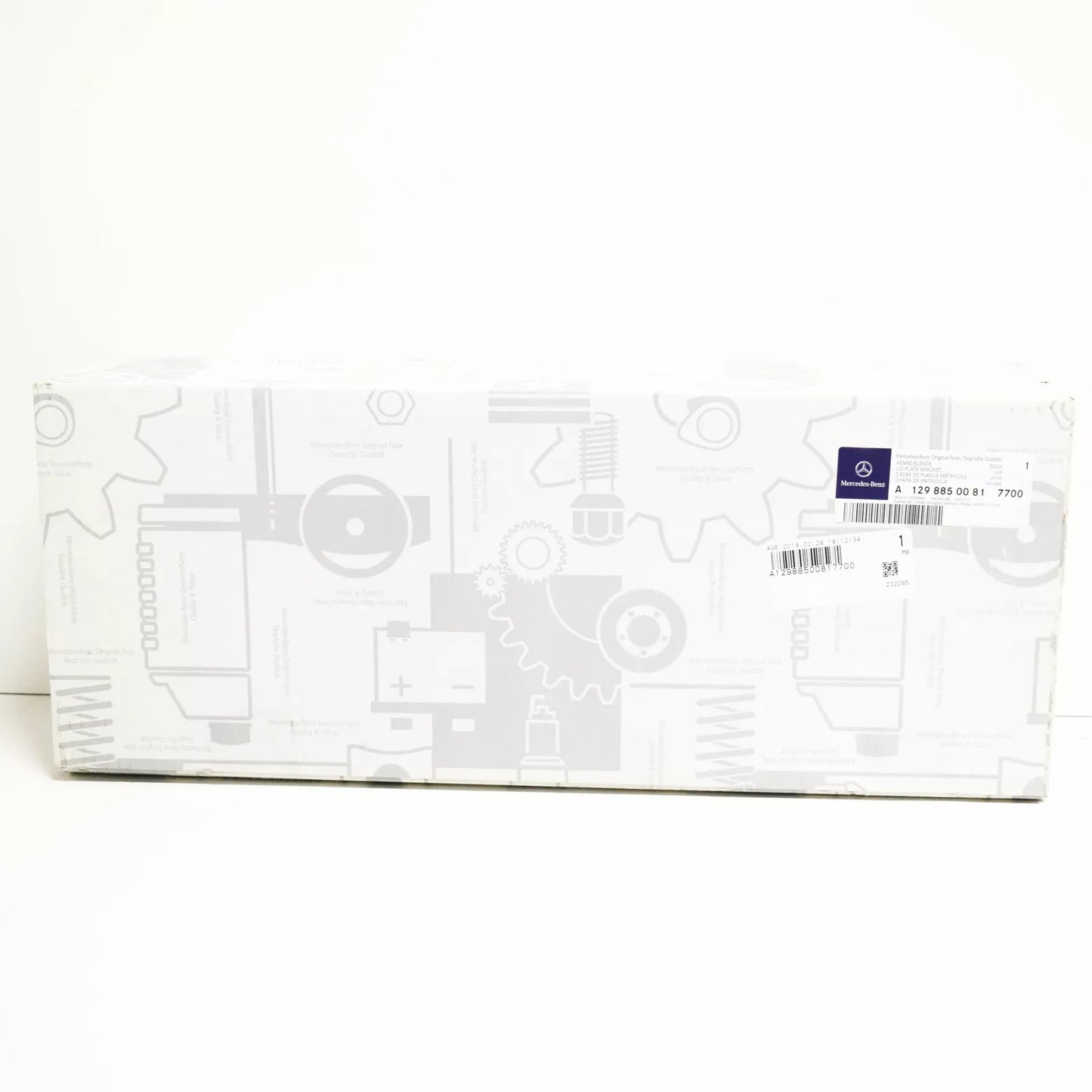 NEW MB SL R129 FRONT BUMPER LICENSE PLATE BRACKET A12988500817700