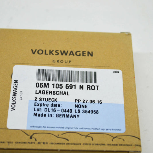 NEW AUDI A6 C8 ENGINE CRANKSHAFT MAIN BEARING 06M105591NROT ORIGINAL