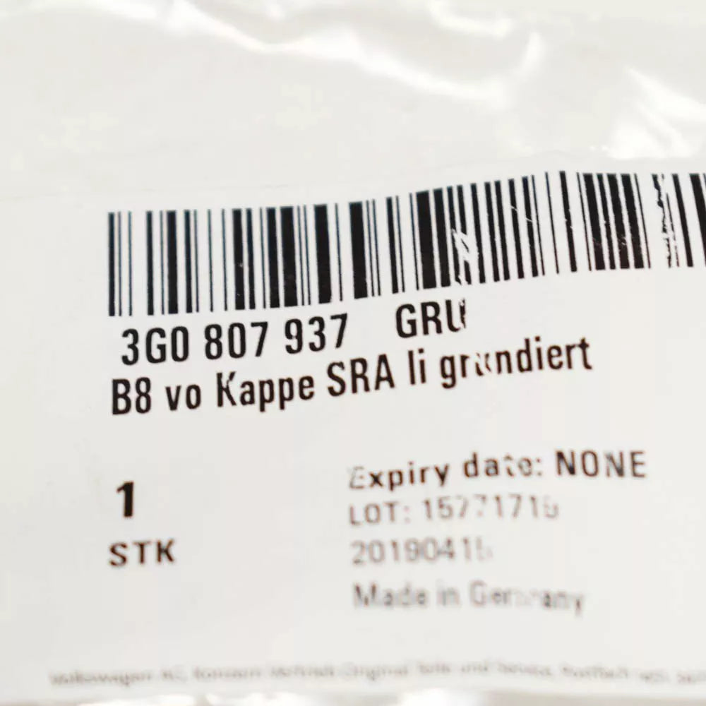 NEW VW PASSAT 3G B8 LEFT HEADLIGHT WASHER COVER CAP 3G0807937GRU