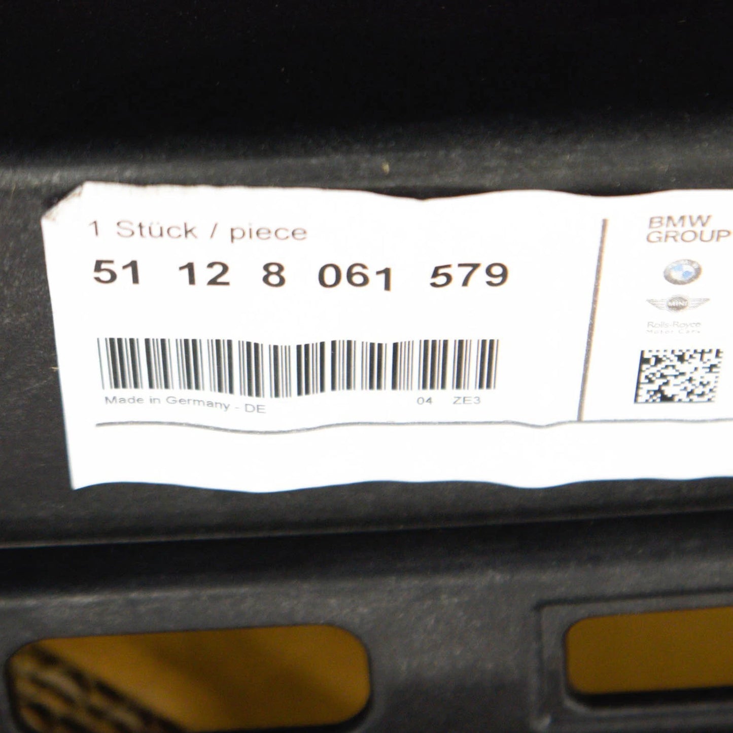 NEW BMW 7 G11 REAR M BUMPER ADAPTER 51128061579 8061579 ORIGINAL