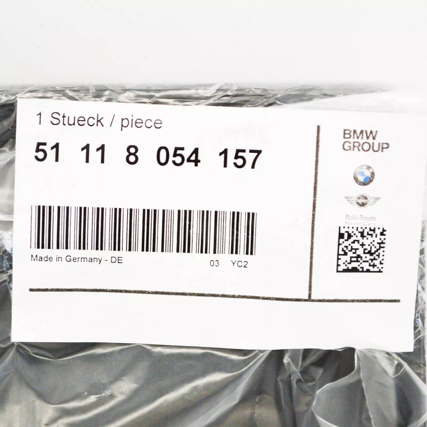 NEW BMW 3 F30 FRONT M SPORT BUMPER LICENSE NUMBER PLATE 51118054157 2014