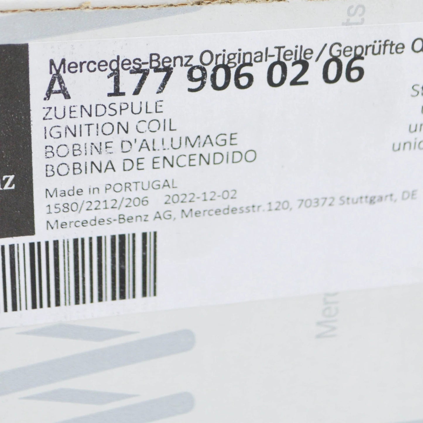 NEW MERCEDES-BENZ GLC X253 HIGH VOLTAGE IGNITION COIL A1779069500 ORIGINAL