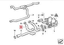 new bmw e36 hose for heater control valve and radiator 8391239 64218391239