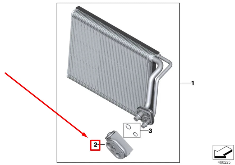 NEW BMW 4 F36 AIR CONDITIONER EXPANSION VALVE 64119289832 9289832 ORIGINAL