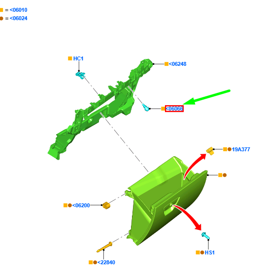 new ford transit mk4 glove box bump stop bk21-v06066-aa3ja6 1771017 original