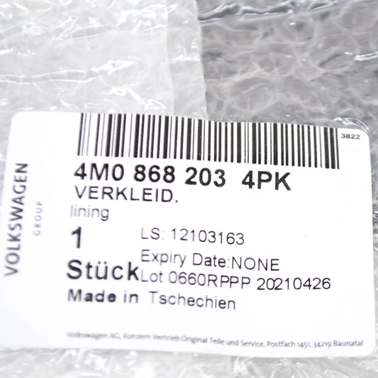 NEW AUDI Q7 4M FRONT LEFT LOWER MIDDLE A-PILLAR TRIM 4M08682034PK ORIGINAL