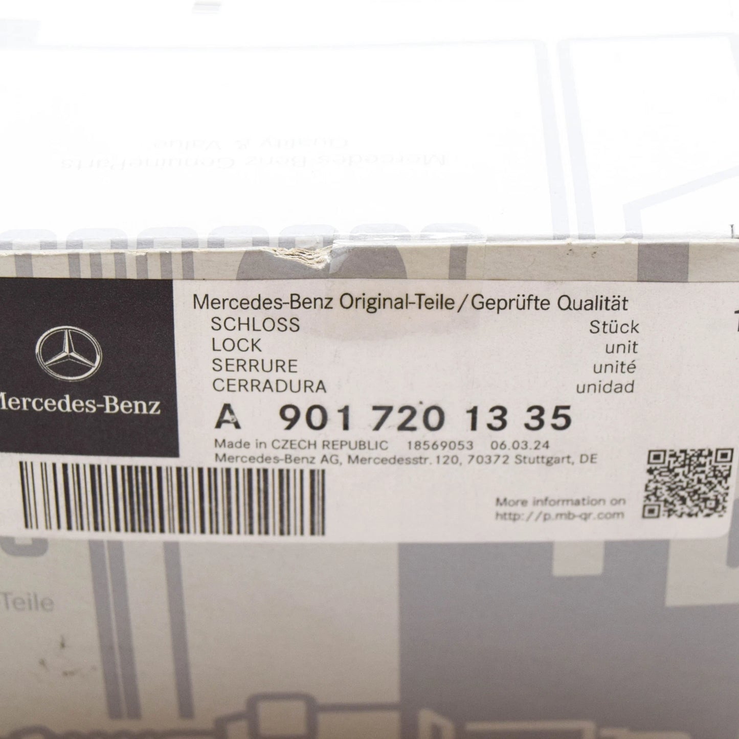 NEW MERCEDES-BENZ VITO 638 FRONT RIGHT DOOR LOCK RHD A9017201335 ORIGINAL