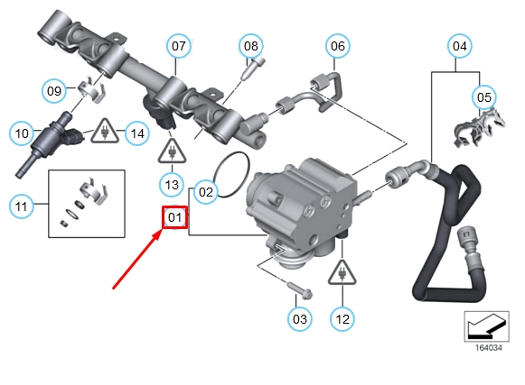 new mini cooper r56 high pressure fuel pump 13517592429 7592429 original