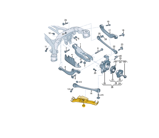 NEW AUDI A5 CABRIO 8W6 SHOCK ABSORBER DUST PROTECTION RIGHT 8W0505562B ORIGINAL