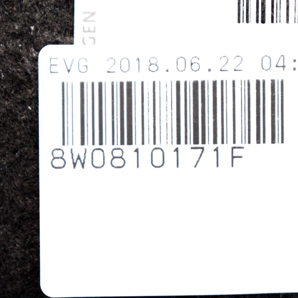 NEW AUDI A4 B9 REAR LEFT WHEEL ARCH MUD GUARD 8W0810171F ORIGINAL