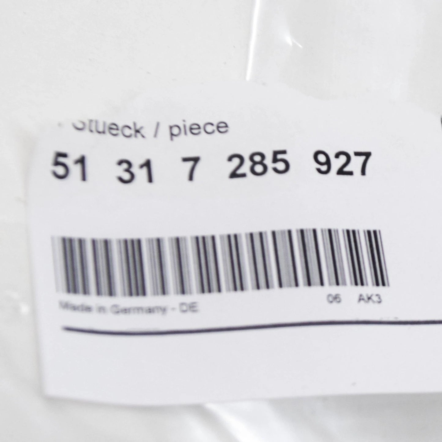 NEW BMW 4 COUPE F32 FRONT WINDSHIELD EXTERIOR DRIP MOULDING LEFT 51317285927