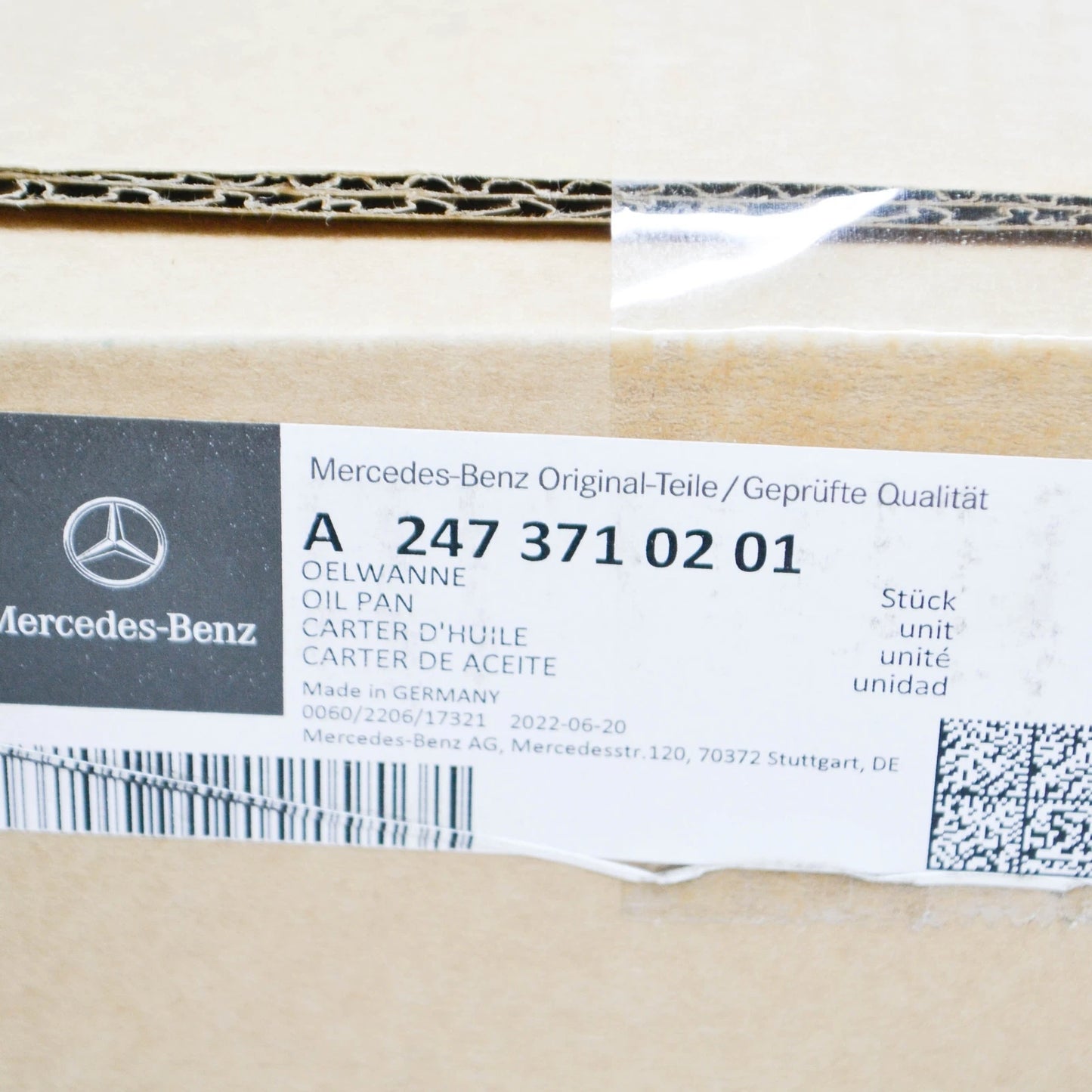 NEW MERCEDES-BENZ GLB X247 OIL PAN A2473710201 ORIGINAL