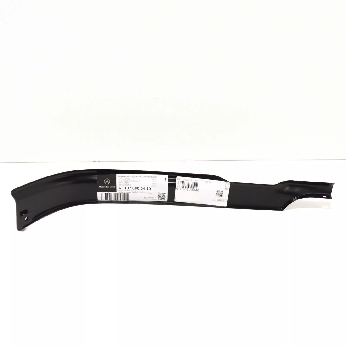 NEW MERCEDES-BENZ SL R107 FRONT RIGHT UNDER HEADLIGHT TRIM A1078800440 ORIGINAL