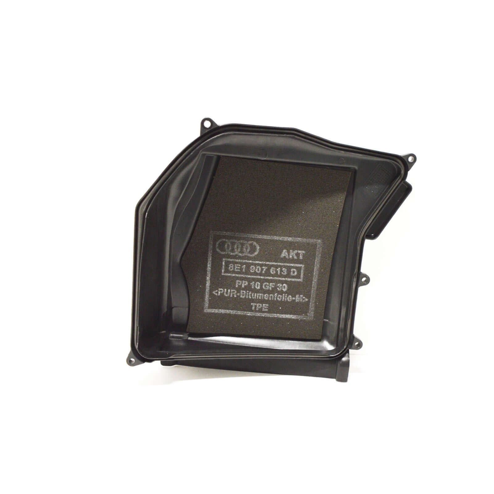 Genuine Audi A4 B6 ECU chamber housing cover lid LHD 8E1907613D original part for vehicle maintenance.