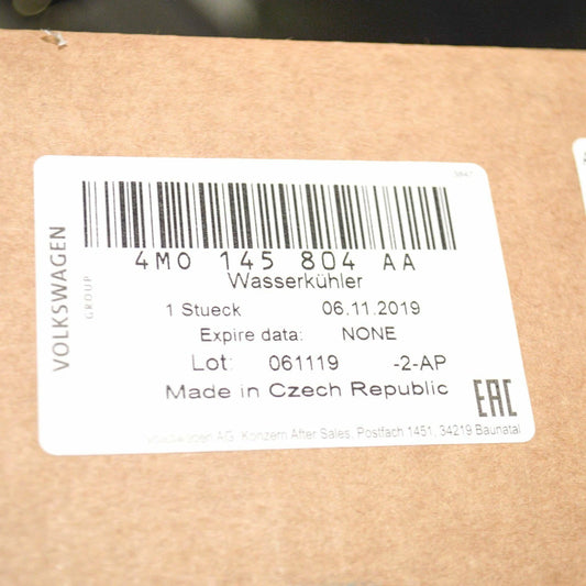 NEW AUDI Q7 4M MK2 AUXILIARY RADIATOR 4M0145804AA ORIGINAL