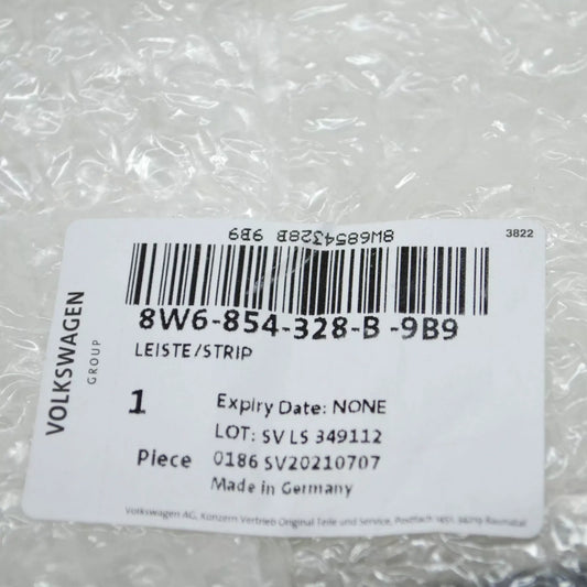 NEW AUDI A5 S5 8W6 FRONT WINDSHIELD RIGHT MOLDING TRIM 8W6854328B9B9 ORIGINAL