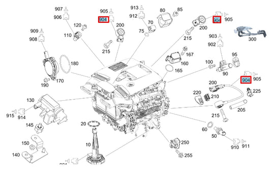 NEW MERCEDES-BENZ A W177 WIRING CABLE CONNECTOR PLUG A0005456019 ORIGINAL
