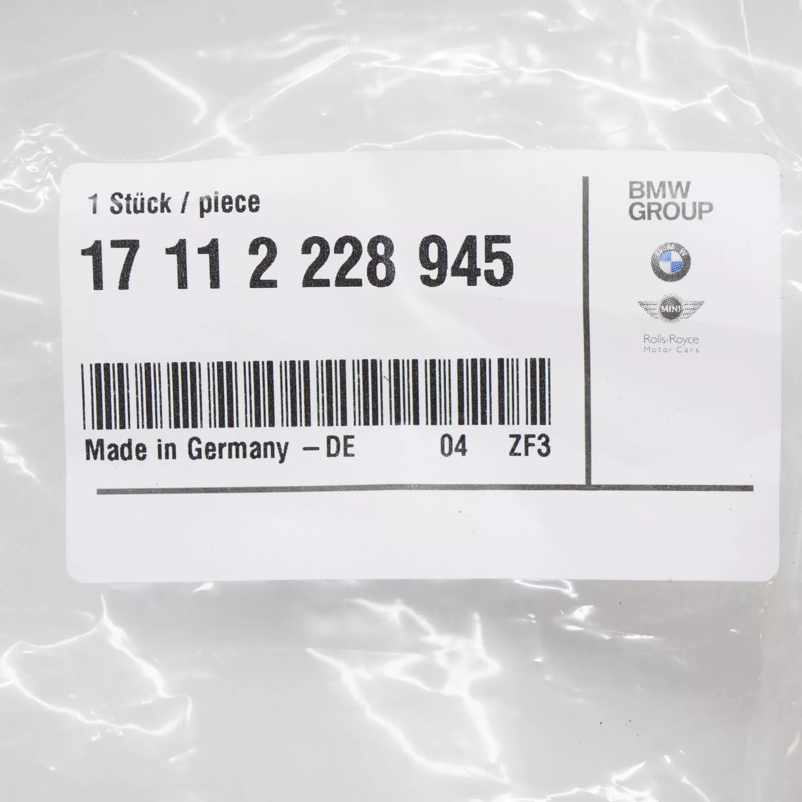 NEW BMW M3 CONVERTIBLE E46 RADIATOR LEFT AIR DUCT 17112228945 ORIGINAL