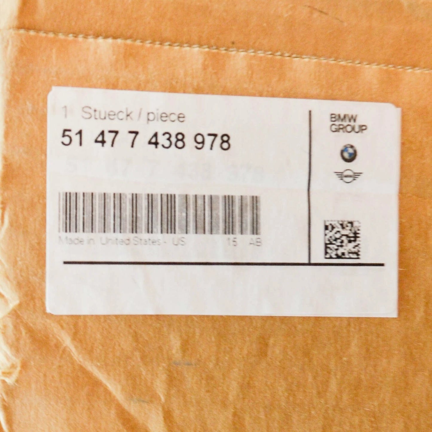 NEW BMW X7 G07 TRUNK REAR RIGHT SIDE MEMBER PAD 51477438978 ORIGINAL