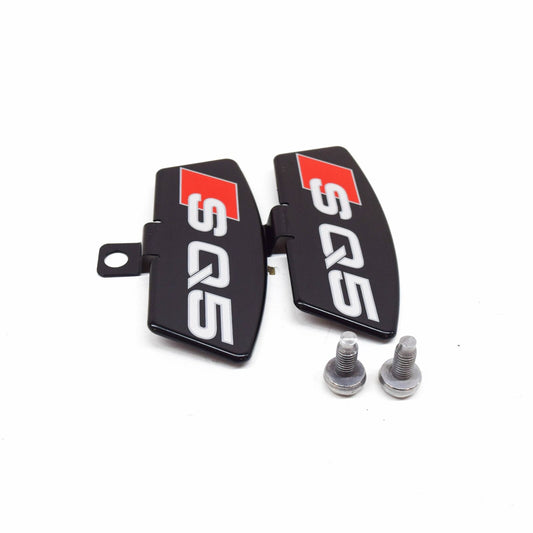 Genuine Audi Q5 8R Front Brake Caliper 'S Q5' Cover Plate 2Pcs 8R0698618 Original